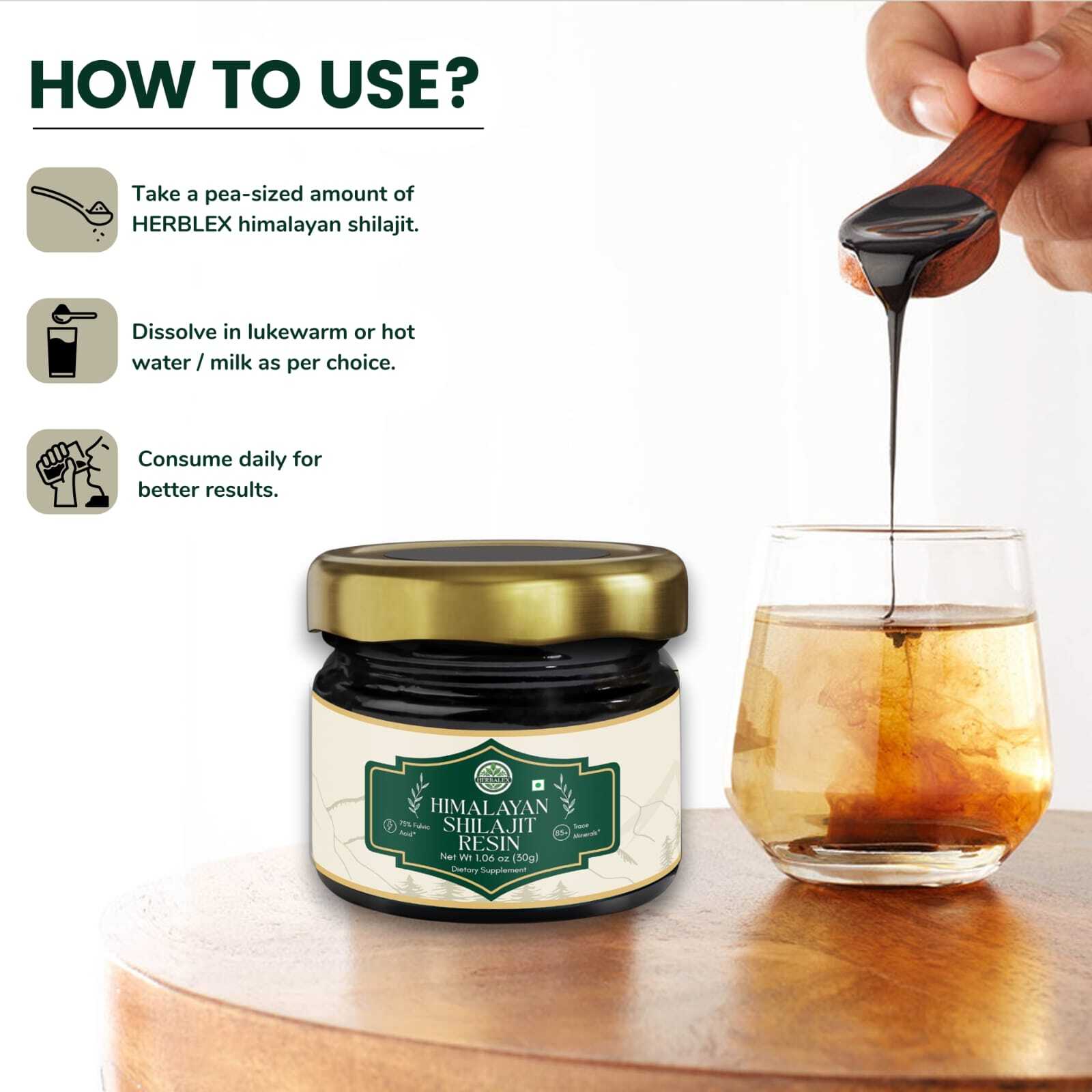 Pure Himalayan Shilajit Resin 30g