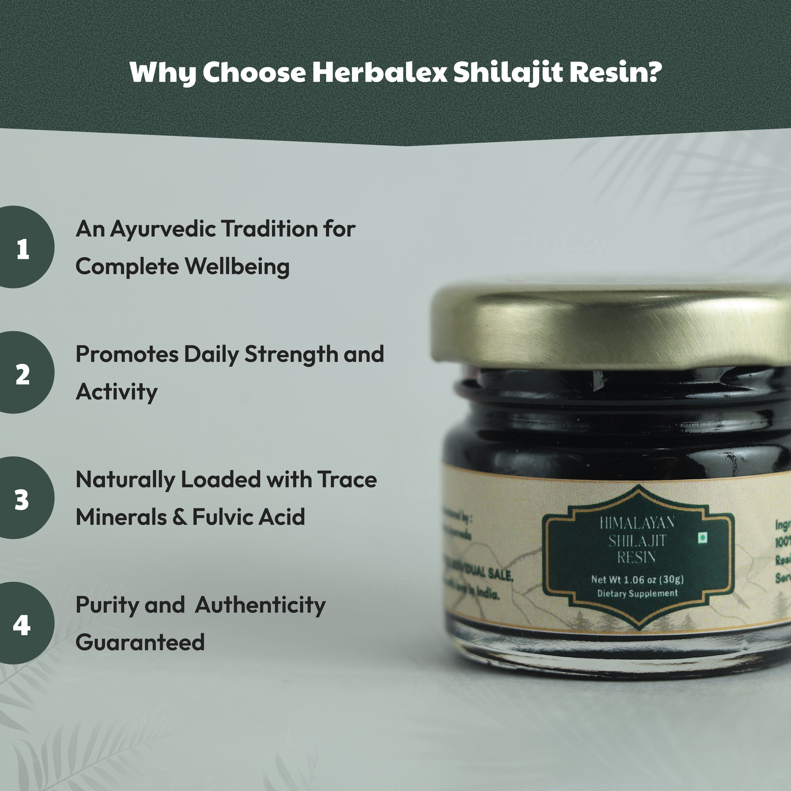 Pure Himalayan Shilajit Resin 30g