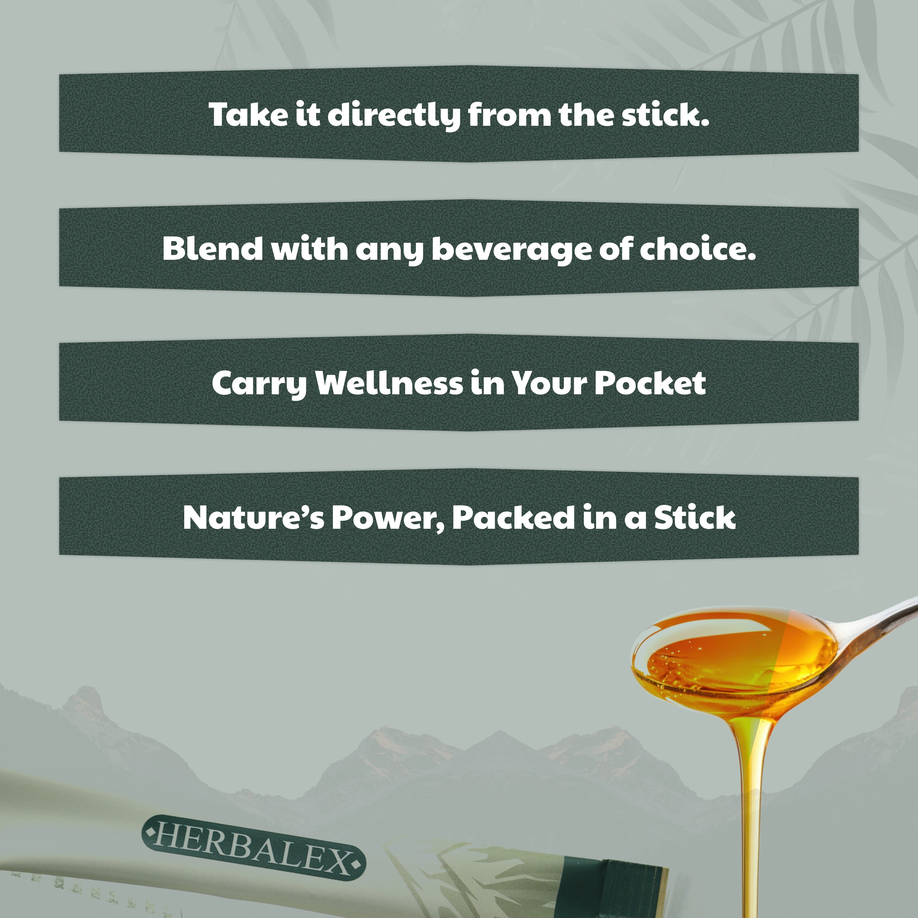 Herbalex | Shilajit Honey Sticks