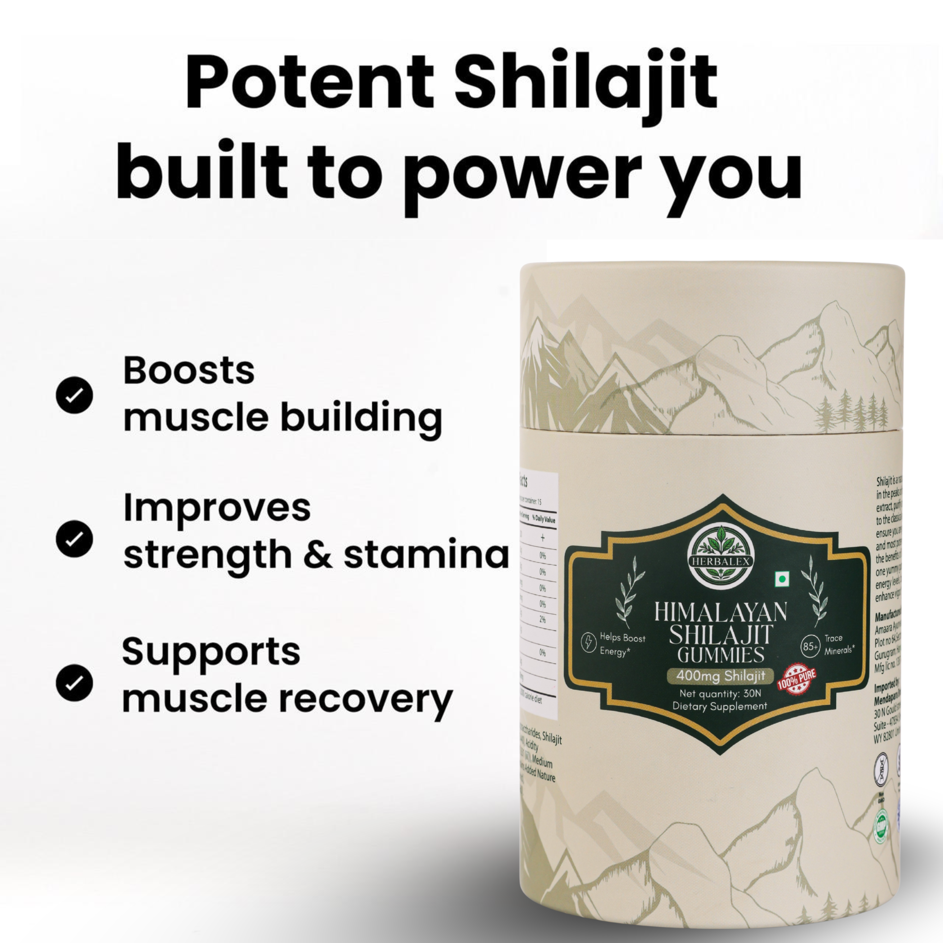 Herbalex | Shilajit Gummies